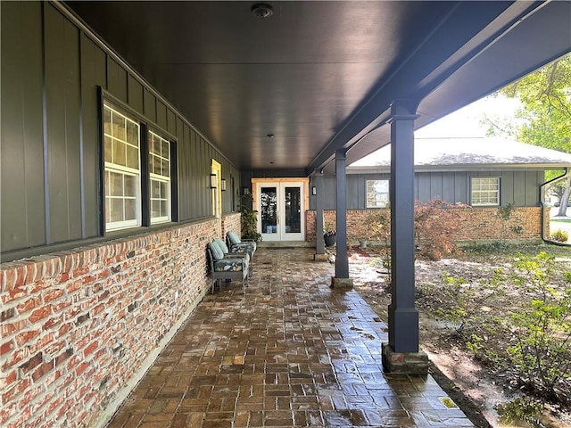 130 N Oak Ct, Luling, LA 70070 - view of patio / terrace featuring french doors