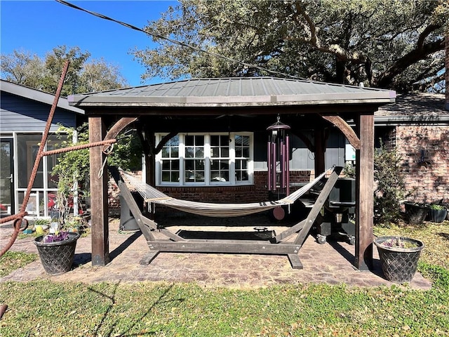 130 N Oak Ct, Luling, LA 70070 - view of outdoor structure with a gazebo
