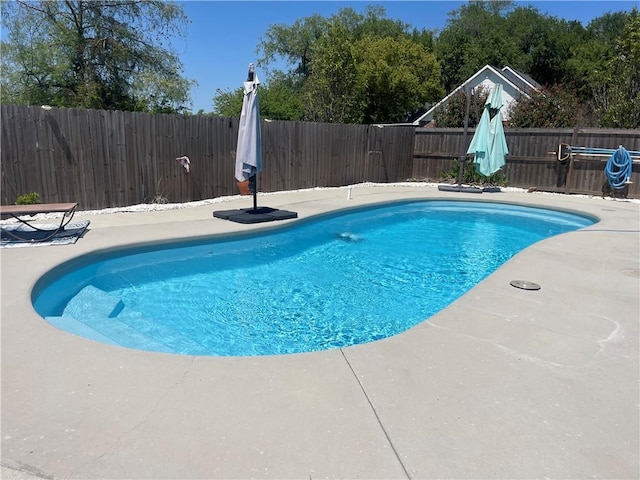 313 Sarah Victoria Dr, Belle Chasse, LA 70037 - view of swimming pool with a patio area, a fenced backyard, and a fenced in pool