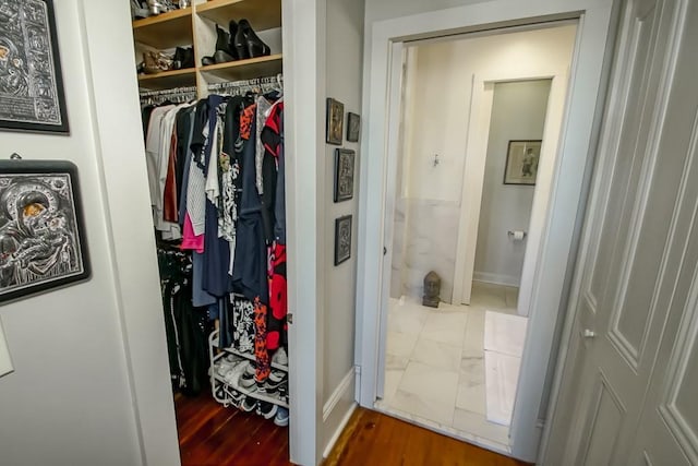 view of closet