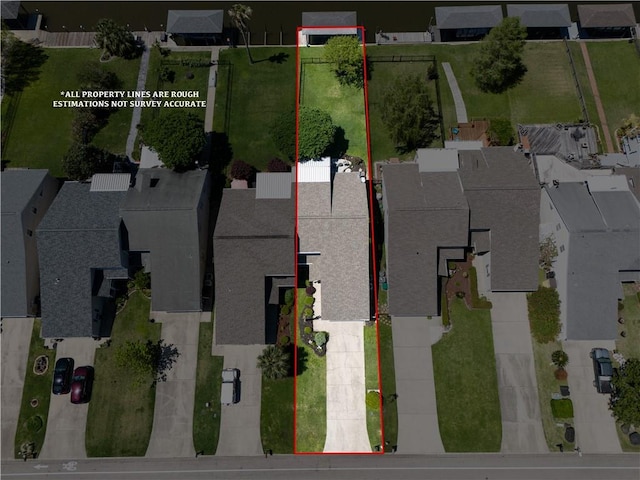 1612 Marina Dr, Slidell, LA 70458 - aerial view with a residential view