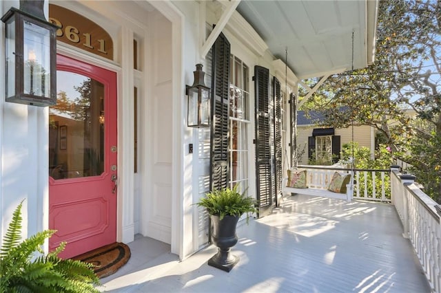 3611 Carondelet St, New Orleans, LA 70115 - view of exterior entry with covered porch