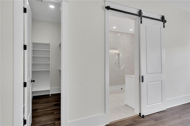 view of closet