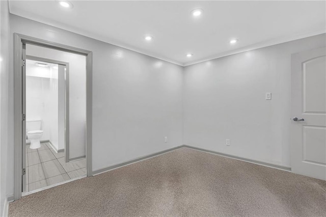 818 Bourbon St Unit 1C, New Orleans, LA 70116 - spare room featuring recessed lighting and baseboards