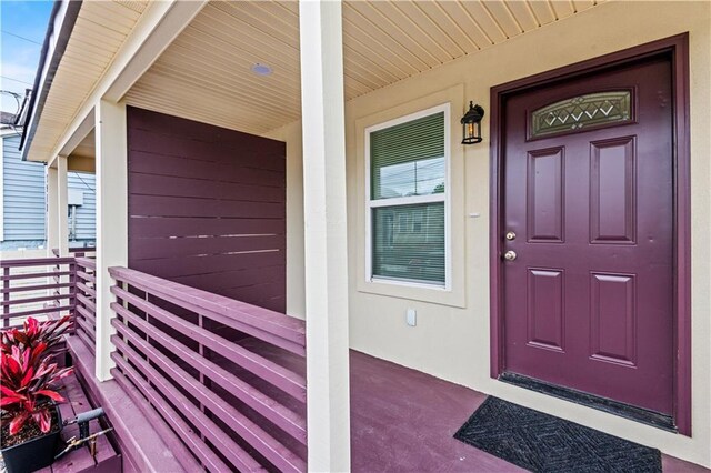 391214 Thalia St, New Orleans, LA 70125 - view of exterior entry featuring a porch