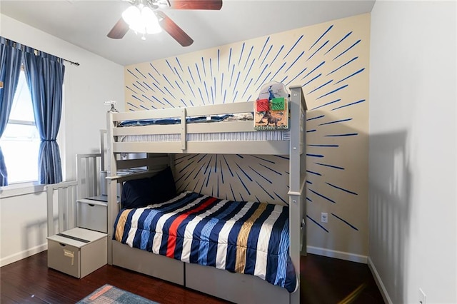 2524 Hamilton St, New Orleans, LA 70118 - bedroom with baseboards and wood finished floors