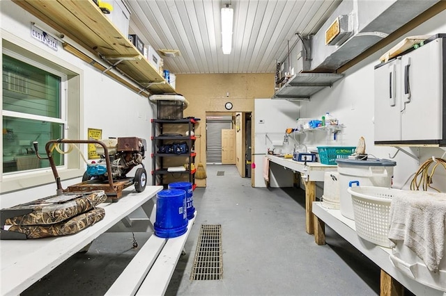 view of storage room