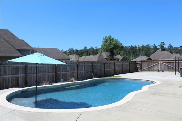 23620 Madisonville Ct, Ponchatoula, LA 70454 - view of pool with a fenced in pool, a patio, and a fenced backyard