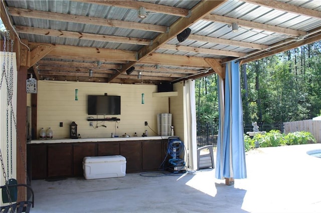 23620 Madisonville Ct, Ponchatoula, LA 70454 - view of patio / terrace with fence