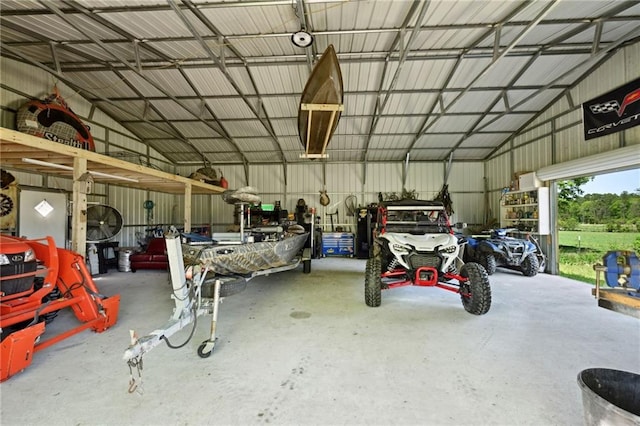74307 Jack Lloyd Rd, Abita Springs, LA 70420 - garage with metal wall