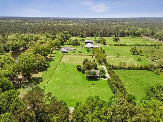 74307 Jack Lloyd Rd, Abita Springs, LA 70420 - bird's eye view featuring a rural view and a forest view