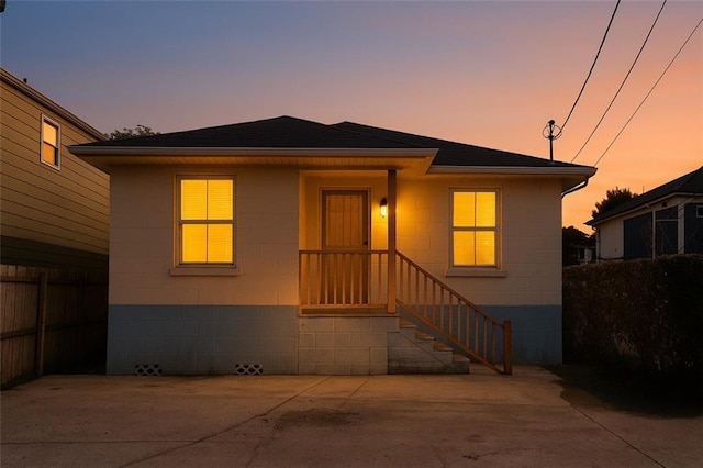 3420 Willow St, New Orleans, LA 70115 - bungalow-style home with concrete block siding