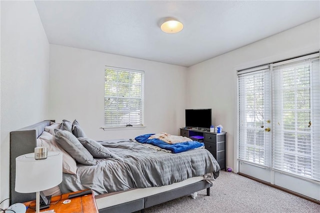 4018 Pitt St, New Orleans, LA 70115 - carpeted bedroom with access to outside