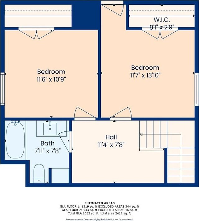 2623 Dauphine St, New Orleans, LA 70117 - view of home floor plan