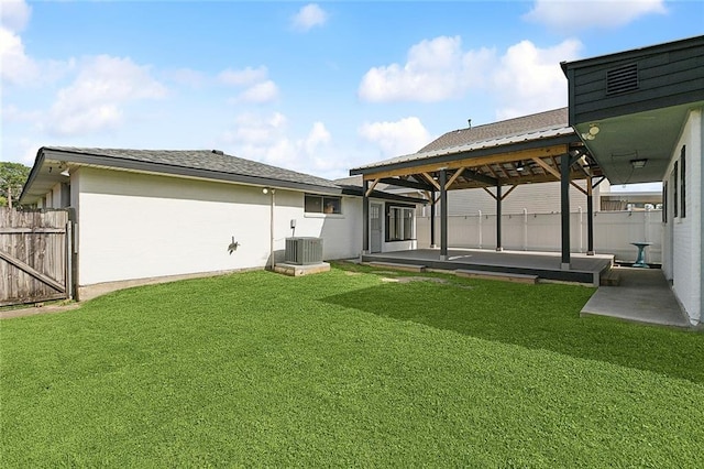 3408 Lake Villa Dr, Metairie, LA 70002 - back of property featuring a patio area and a gazebo