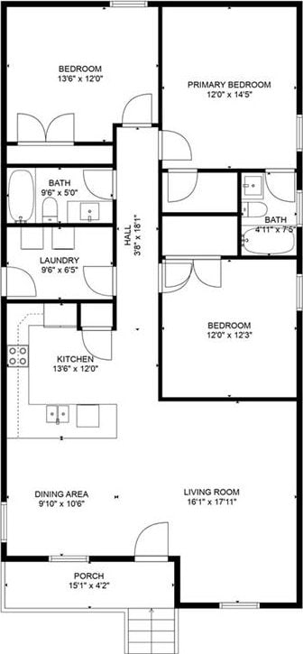 10735 Vienna St, New Orleans, LA 70126 - view of layout