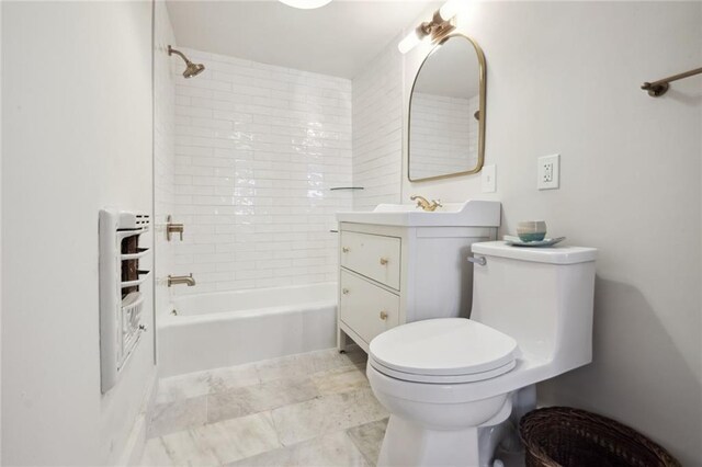 7713 Zimpel St, New Orleans, LA 70118 - full bathroom with toilet, vanity, and shower / tub combo