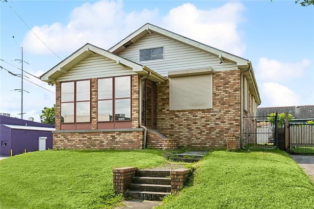 3856 Gentilly Dr, New Orleans, LA 70122 - view of front facade with brick siding