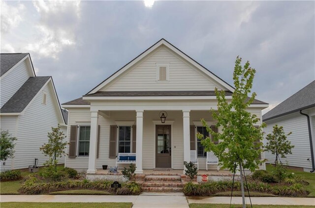 neoclassical / greek revival house with a porch