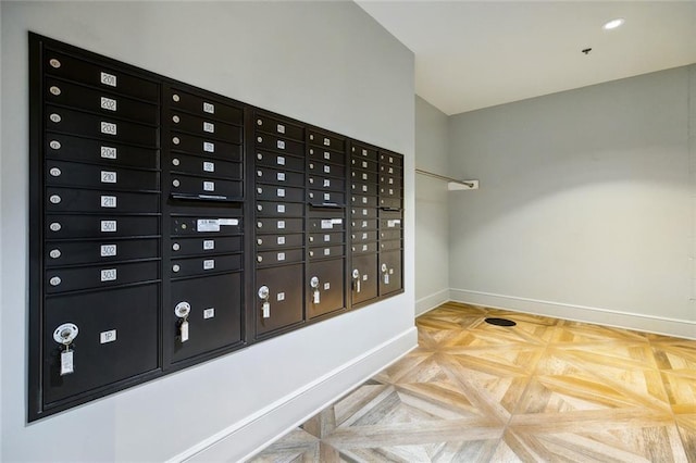 view of home's community featuring mail area