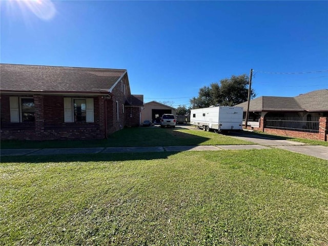 721 Central Ave, Reserve, LA 70084 - view of yard with concrete driveway