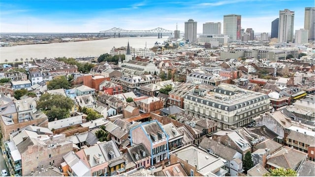 818 Bourbon St Unit 2A, New Orleans, LA 70116 - view of urban area with a notable bridge and a nearby body of water