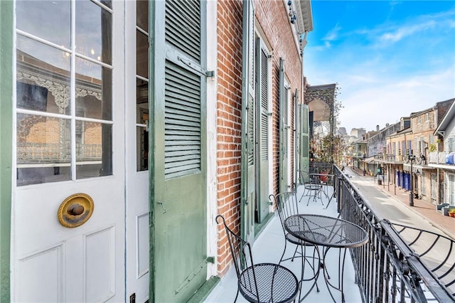 818 Bourbon St Unit 2A, New Orleans, LA 70116 - balcony with a residential view