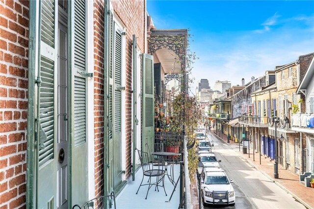 818 Bourbon St Unit 2A, New Orleans, LA 70116 - balcony with a city view