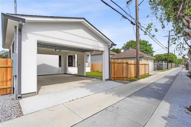 6371 Louis Xiv St, New Orleans, LA 70124 - view of garage
