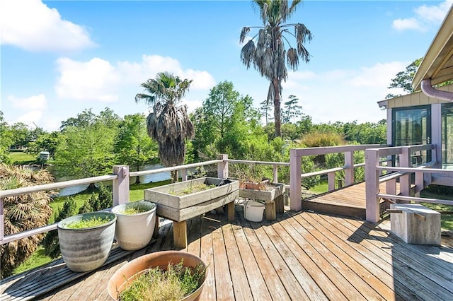 view of deck