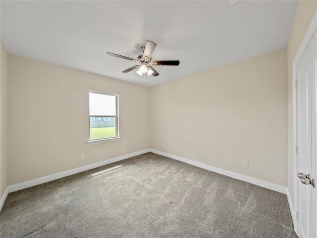9508 E Terran Ln, Waggaman, LA 70094 - empty room featuring carpet flooring and ceiling fan