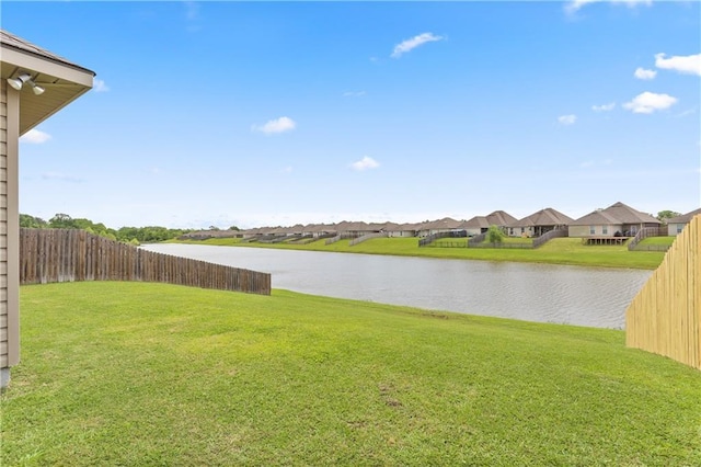 42403 Tigers Eye Stone Ave, Prairieville, LA 70769 - view of yard featuring fence, a residential view, and a water view