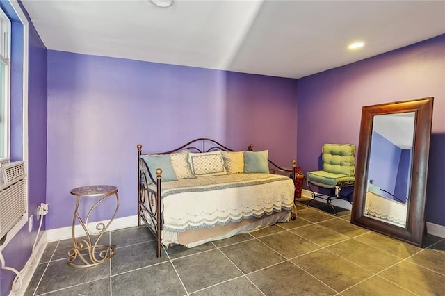 2820 Desoto St, New Orleans, LA 70119 - tiled bedroom with recessed lighting and baseboards