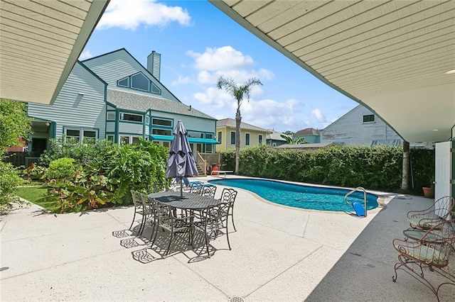 2820 Desoto St, New Orleans, LA 70119 - view of swimming pool with a patio area and outdoor dining area