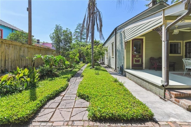 618 Belleville St, New Orleans, LA 70114 - view of yard featuring fence