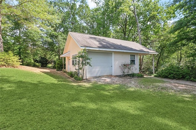 view of outbuilding with an outdoor structure