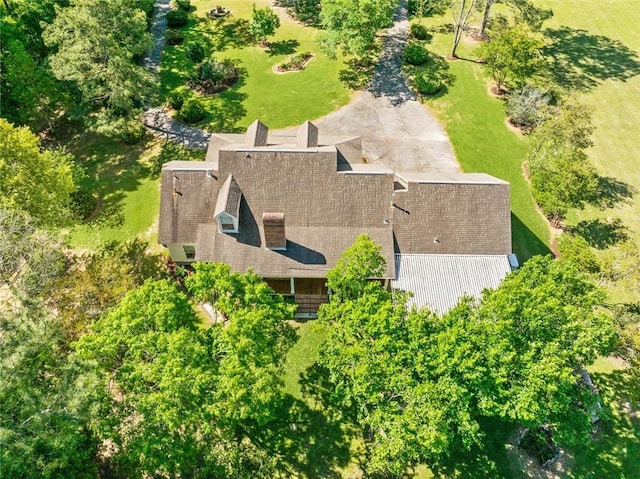 drone / aerial view