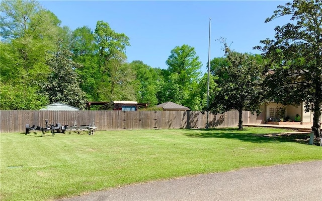 31765 River Pines Dr, Springfield, LA 70462 - view of yard with fence