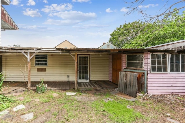 view of rear view of house