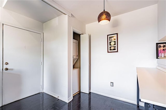 interior space featuring dark wood finished floors