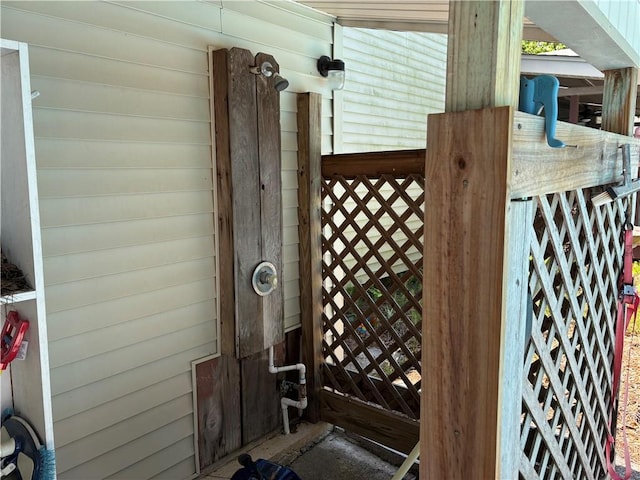 view of exterior details