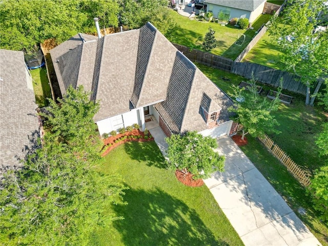 2436 Cours Carson St, Mandeville, LA 70448 - aerial view of property and surrounding area
