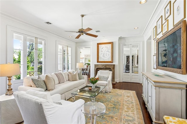 10005 Sauve Oak Ln, River Ridge, LA 70123 - sunroom / solarium with french doors and visible vents