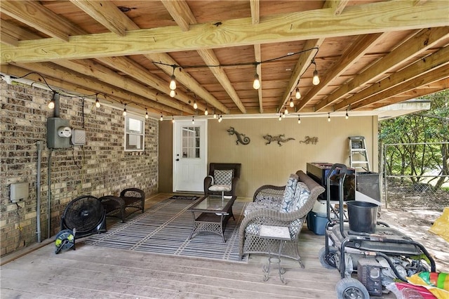 123 Robinhood Rd, Covington, LA 70433 - exterior space featuring a wooden deck