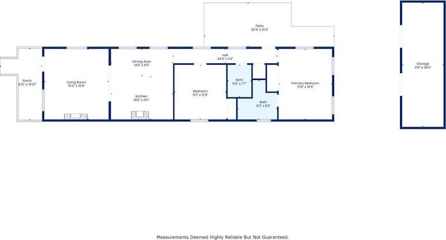 2426 Chippewa St, New Orleans, LA 70130 - floor plan / room layout