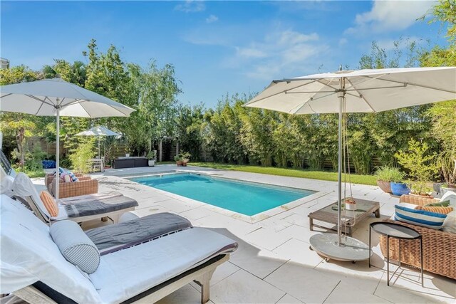 4809 Neyrey Dr, Metairie, LA 70002 - outdoor pool featuring a patio area and outdoor lounge area
