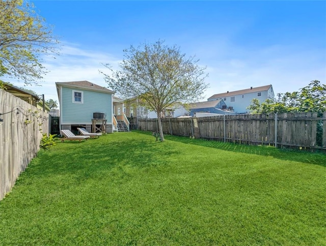 2738 Cleveland Ave, New Orleans, LA 70119 - view of yard with a fenced backyard