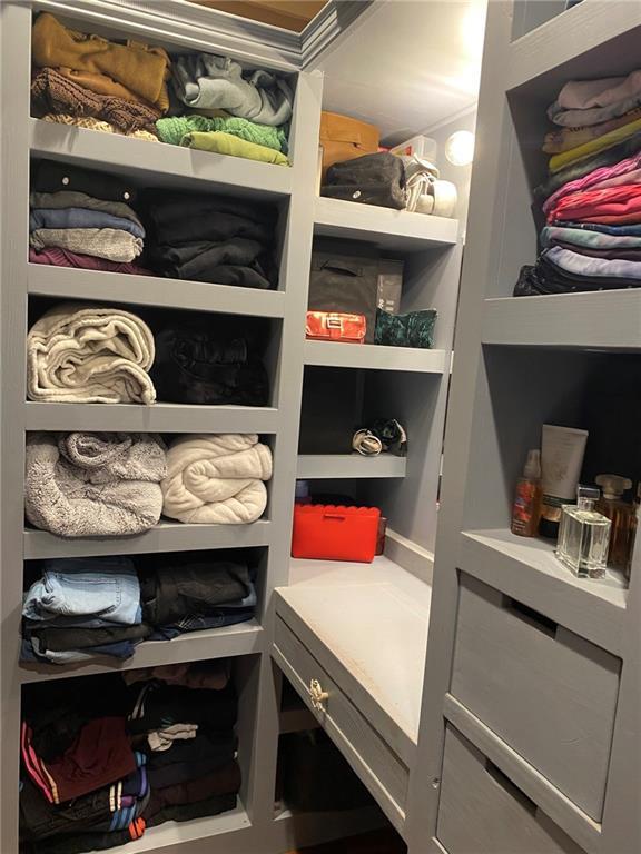 view of storage room