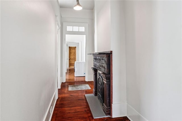 2642-4444 Lepage St, New Orleans, LA 70119 - hall featuring wood finished floors and radiator