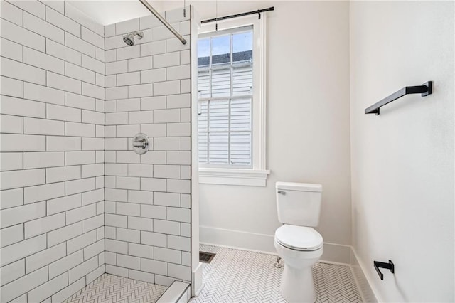 2642-4444 Lepage St, New Orleans, LA 70119 - bathroom featuring a tile shower and tile patterned flooring